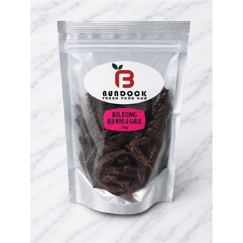 BUNDOCK BILTONG (RED WINE & GARLIC) 200G