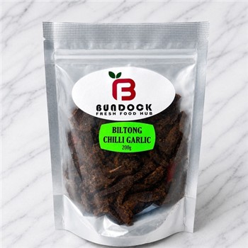 BUNDOCK BILTONG (CHILLI GARLIC) 200G